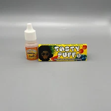 Tasty Puff California Orange Drops Bottle .25 oz & 1 Pack 1 1/4 Rolling Papers