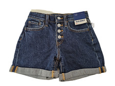 NWT Old Navy Girls Jean Shorts High-Rise Adjustable Waist Button Fly Sz 10