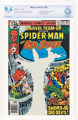 Marvel Team-Up #79 CBCS 9.6 (Spider-Man and Red Sonja) Marvel Comics 1979  cgc