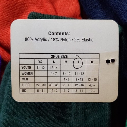 Bristol Youth Or Adult All Sport Socks Over-the-calf Tube Various Sizes & Colors - Afbeelding 4 van 4