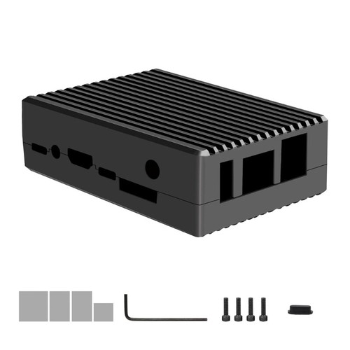 Aluminum Case Metal Shell Passive Cooling Case Enclosure Case N507 For