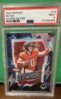 2024 PANINI MOSAIC STORM SILVER #13 BO NIX ROOKIE RC PSA 9
