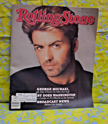 Rolling Stone Magazine Issue 518 January 28 1988 George Michael
