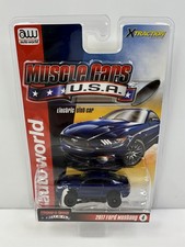 Auto World Muscle Cars USA 2017 Ford Mustang Blue HTF