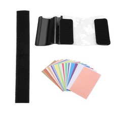12pcs Colorful Strobist Flash Color Card Lighting Gel Pop Up Filter Diffuser