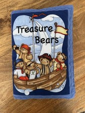 Treasure Bears Completed Cotton Cloth Fabric Soft Book Child Baby Gift