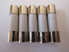 5X FUSE 25 Amp 5x20MM Fast Acting Blow F 250 Volts CERAMIC 216 Philmore 8325