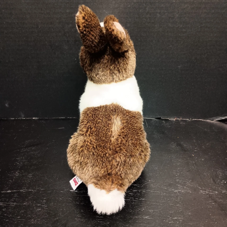 Ganz Webkinz Signature Dutch Bunny Rabbit Realistic Brown White Plush No Code - Image 2 of 4