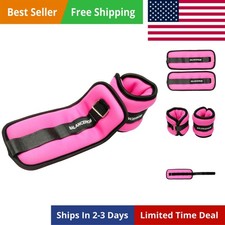 Fully Adjustable Ankle Wrist Arm Leg Weights, 1-20LBS, Multiple Options