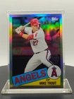 2020 Topps Chrome 1985 Mike Trout #85TC-1 35th Anniv Angels Insert