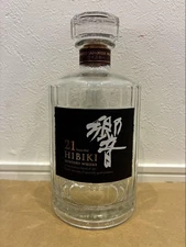 Suntory Whiskey Hibiki 21 Years Empty Bottle 700ml excellent free shipping