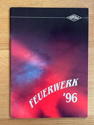Alter DEPYFAG Feuerwerk Katalog 1996 43 Seiten Pyro Silvester Rarität Rarität