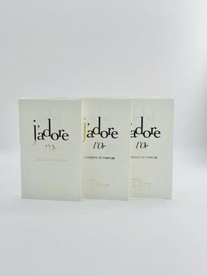 DIOR J'ADORE L'OR ESSENCE DE PARFUM 1.0ml .03fl oz x 3 Spray Samples