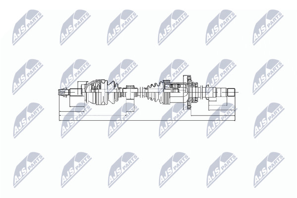 Nty Antriebswelle Gelenkwelle Vorne NPW-TY-063-image