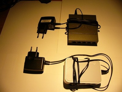 2 Stück Ethernet-Switch 5 ports