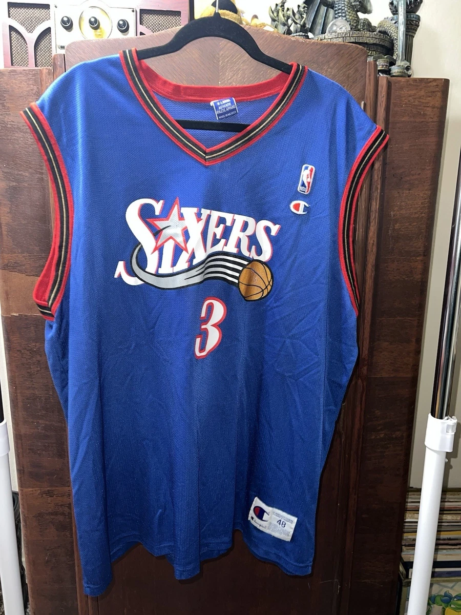 Preços baixos em Champion Allen Iverson Azul Roupas e Souvenirs