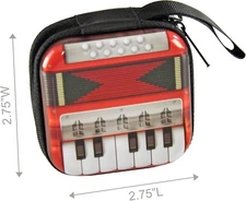 Home-X Retro Coin Purse, Change Holders Key Chain Wallet, Retro Design Accordion