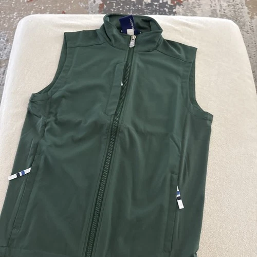 B. Draddy Sport Everyday Vest BDS000 Men’s Small Hunter Green Golf Vest NWT - product listing photo