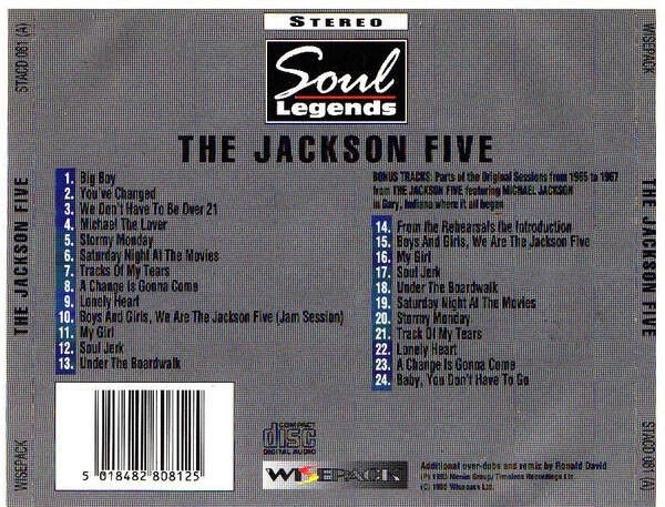 The Jackson 5 - Soul Legends (CD) Foto 2 de 3