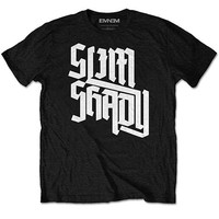 Eminem Slim Shady Marshall Mathers Rap Offiziell MäNner T-Shirt Herren