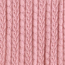 Lacy Cables Baby Blanket