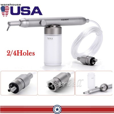 Dental Aluminum Oxide Micro blaster Air Abrasion Microetcher Sandblaster 4/2Hole