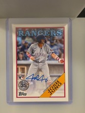 2023 Topps Series 1 - 1988 Topps Baseball Autographs Josh Jung #88BA-JJ (AU, RC)