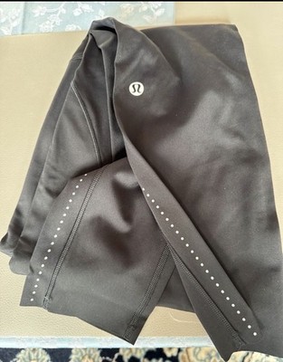 lululemon Wunder Train Leggings mit Taschen  und Reflektoren 7/8  Gr. 8 Run 
