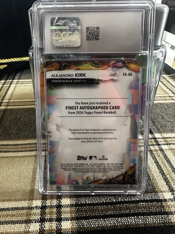 2024 Topps Finest - Finest Autographs #FA-AK Alejandro Kirk (AU) /125 - Image 3 of 3