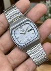Vintage Seiko 5 Automatic 17 Jewels Silver Dial Japan Made Watch For Mens 6309