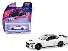 2024 FORD MUSTANG OXFORD WHITE 1/64 DIECAST MODEL CAR BY GREENLIGHT 13370 F