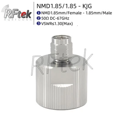 NMD 1,85 mm Buchse auf 1,85 mm Stecker Vektor Netzwerk Analyzer Adapter VNA Stecker - Bild 1 von 4