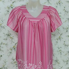 Vintage Coffee Club Muumuu Nightgown House Dress Loungewear Womens Large USA