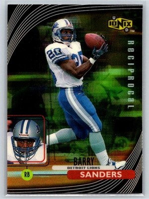 1999 UD Ionix #R20 Barry Sanders Reciprocal