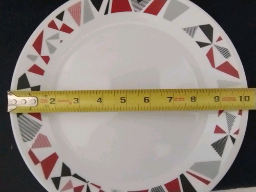 Corelle Vitrelle Break, Chip Resistant Mosaic Red Complete Dinner Set 4 ...