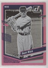 2023 Panini Donruss Holo Pink Sam Rice #164 HOF 4r2