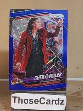2025 Panini Prizm WNBA Blue Velocity Prizm #134 Cheryl Miller