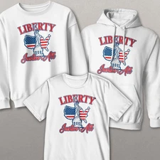 Liberty & Justice for All Adult Unisex T-shirt, Sweatshirt, Hoodie, S-XXL