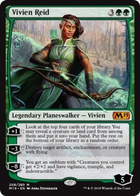 1x Vivien Reid NM-Mint, English Core Set 2019 MTG Magic