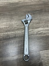 Vtg CRAFTSMAN Tools 8" Inch 200mm Adjustable Wrench Made In USA 44603