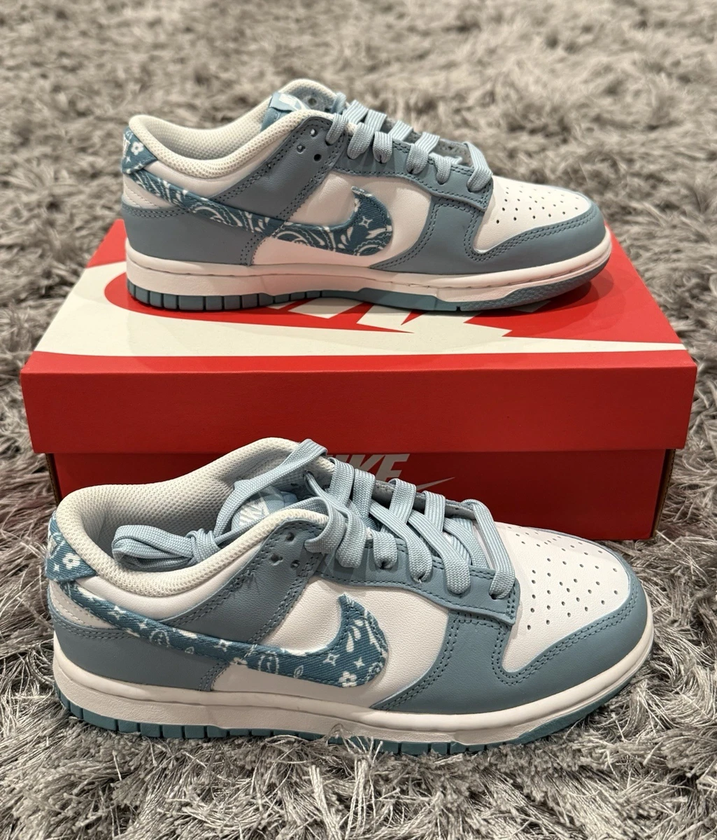 Nike Dunk Low Blue Paisley W for sale | eBay