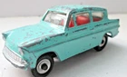 Dinky Toys 155 Ford Anglia Light Blue Diecast Car Vintage Meccano