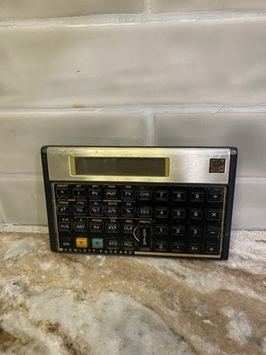HP 12C Financial Calculator Programmable LCD Display Handheld Battery Powered