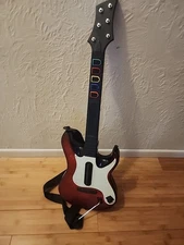 PlayStation 3 Guitar Hero Controller w/ Strap PS3 PS2 95893.805 -Works No Dongle