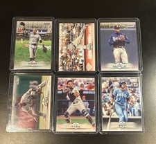 2025 Topps Stadium Club HOF Lot (6) - Griffey/Ichiro/Brett/Piazza/Chipper/Pujols