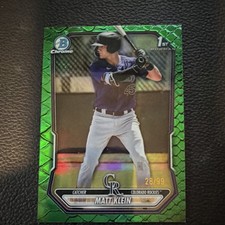 Bowman 2024 Bowman Chrome Matt Klein #BCP-146 Green /99 1st Bowman