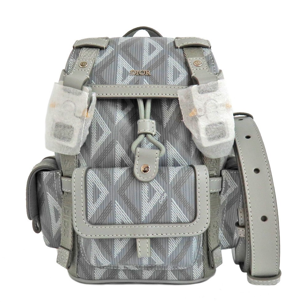 Dior Hit The Road Mini Backpack 2HTWS018CDP Grey CD Diamond Shoulder 652736