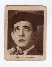 Australian Allens Film Stars Irish Moss Gum back 1920s-1930s #19 Eddie Cantor