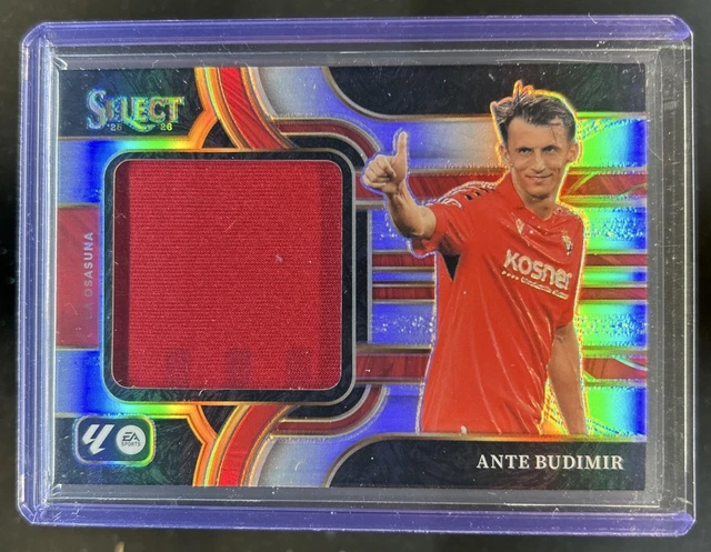 2025-26 Panini Select La Liga Ante Budimir Jumbo Jersey #6 CA Osasuna