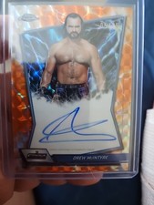 2026 Topps Chrome WWE Drew McIntyre Blue Brand Auto Orange Geometric 5/25